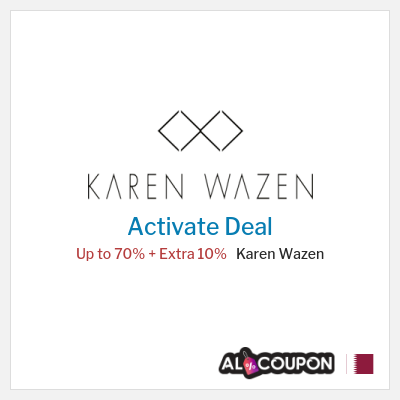 Special Deal for Karen Wazen Up to 70% + Extra 10%
