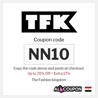 Coupon for The Fashion kingdom (NN10) Up to 70% Off + Extra 17%
