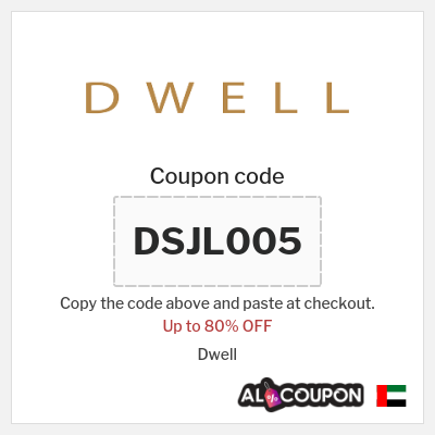 Coupon for Dwell (DSJL005) Up to 80% OFF