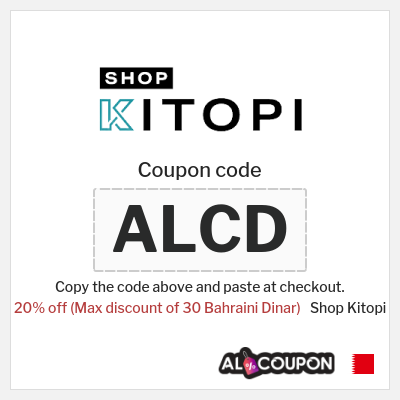 Coupon discount code for Shop Kitopi 20% OFF