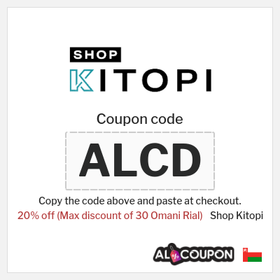 Coupon discount code for Shop Kitopi 20% OFF