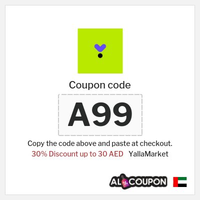 Coupon discount code for YallaMarket 30% OFF