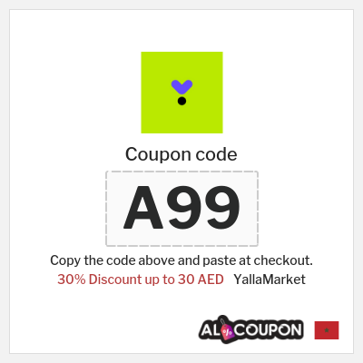 Coupon discount code for YallaMarket 30% OFF