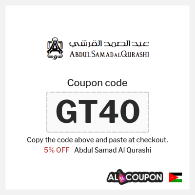 Coupon discount code for Abdul Samad Al Qurashi Up to 60% Off