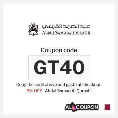 Coupon discount code for Abdul Samad Al Qurashi Up to 60% Off