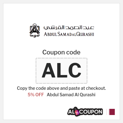 Coupon discount code for Abdul Samad Al Qurashi 5% Coupons & Promo Codes