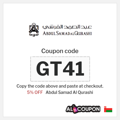 Coupon for Abdul Samad Al Qurashi (ALC) 5% OFF