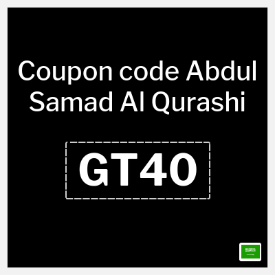 Coupon for Abdul Samad Al Qurashi (GT40) 5% OFF