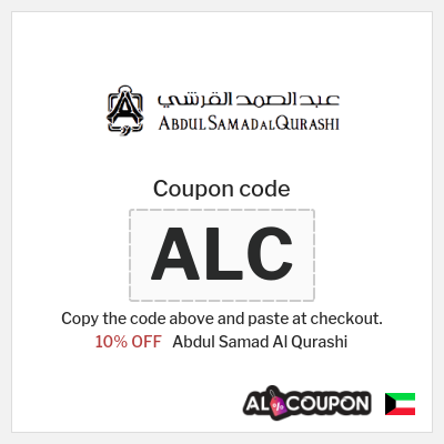 Coupon for Abdul Samad Al Qurashi (ALC) 10% OFF