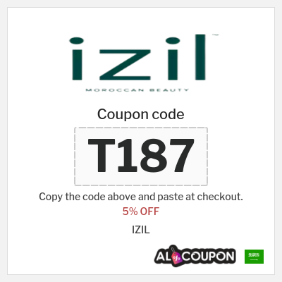 Coupon discount code for IZIL 5% OFF