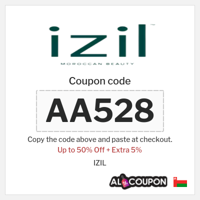 Coupon for IZIL (AA528) Up to 50% Off + Extra 5%
