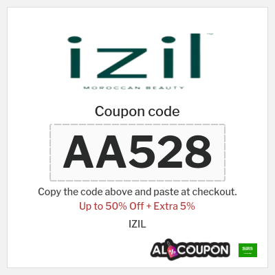 Coupon for IZIL (AA528) Up to 50% Off + Extra 5%