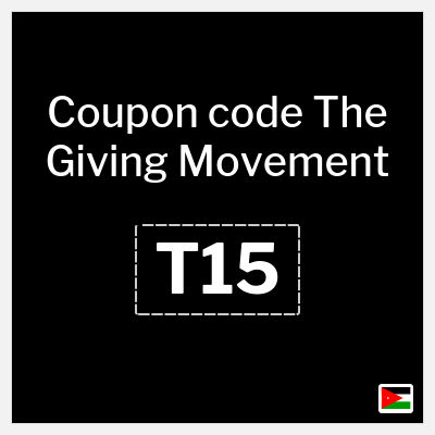 Coupon discount code for The Giving Movement 15% OFF