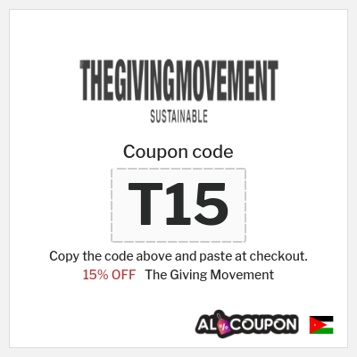 Coupon for The Giving Movement (T15) 15% OFF