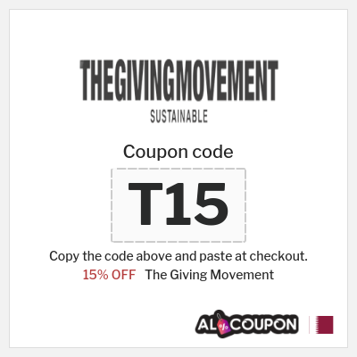 Coupon for The Giving Movement (T15) 15% OFF