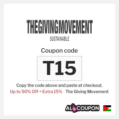 Coupon for The Giving Movement (T15) Up to 50% Off + Extra 15%