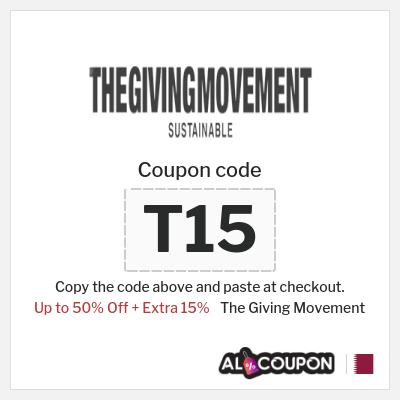Coupon for The Giving Movement (T15) Up to 50% Off + Extra 15%