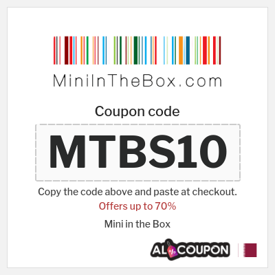 Coupon discount code for Mini in the Box 5% OFF