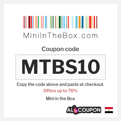 Coupon discount code for Mini in the Box 5% OFF