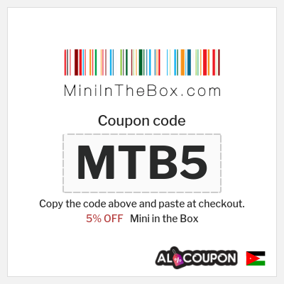 Coupon for Mini in the Box (MTB5) 5% OFF
