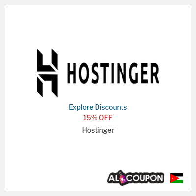 Coupon discount code for Hostinger 15% OFF