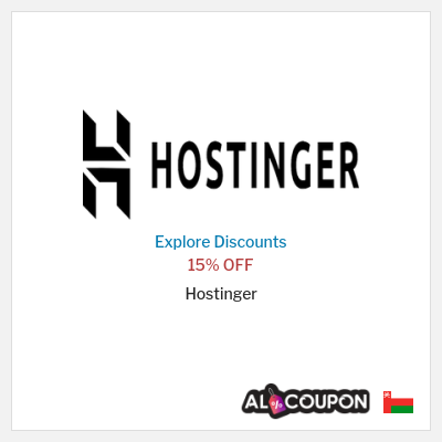 Coupon discount code for Hostinger 15% OFF