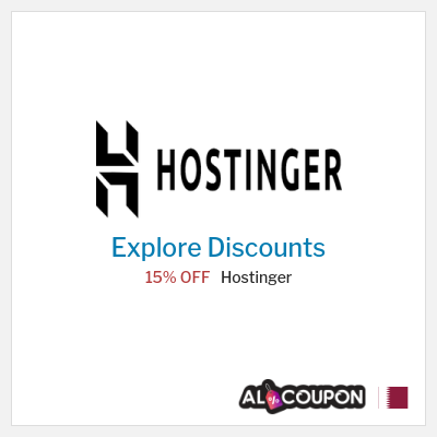 Coupon discount code for Hostinger 15% OFF