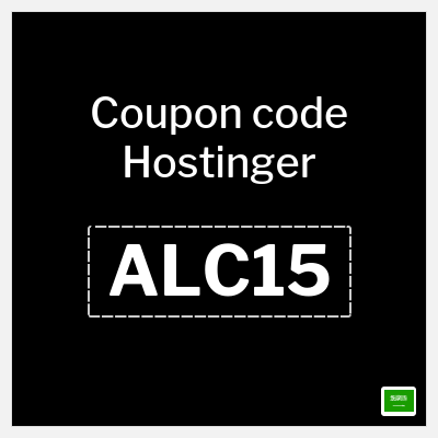 Coupon for Hostinger (ALC15) Up to 80% + 15% Coupon