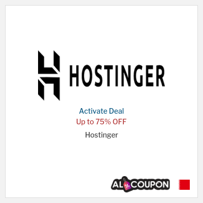 Special Deal for Hostinger Up to 75% OFF