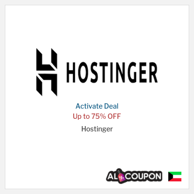 Special Deal for Hostinger Up to 75% OFF