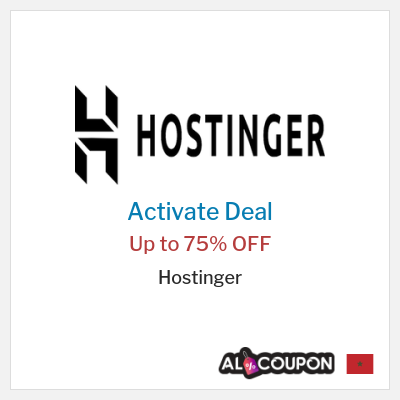 Special Deal for Hostinger Up to 75% OFF