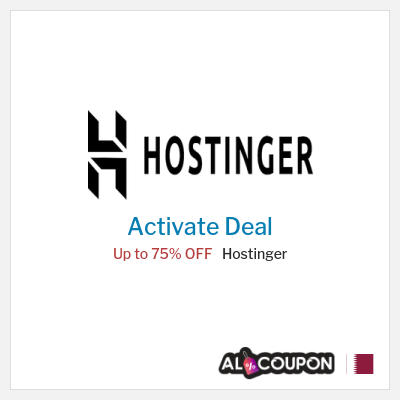 Special Deal for Hostinger Up to 75% OFF