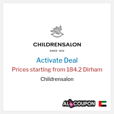 Special Deal for Childrensalon Prices starting from 184.2 Dirham