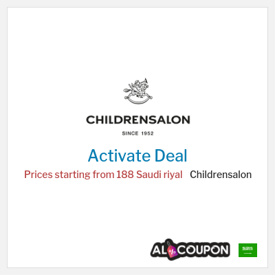 Special Deal for Childrensalon Prices starting from 188 Saudi riyal