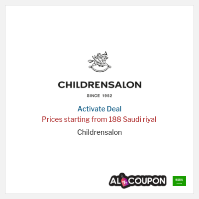 Special Deal for Childrensalon Prices starting from 188 Saudi riyal