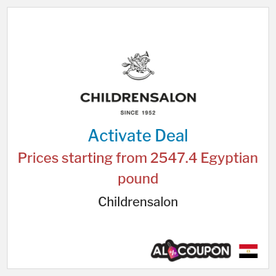 Special Deal for Childrensalon Prices starting from 2547.4 Egyptian pound