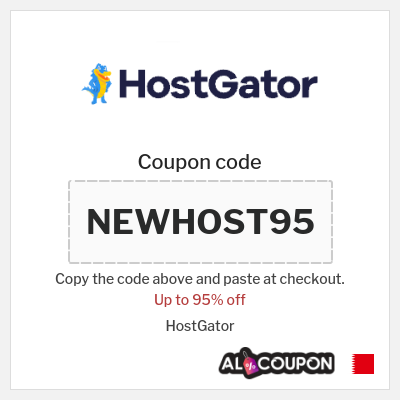 Coupon discount code for HostGator Up to 60% off