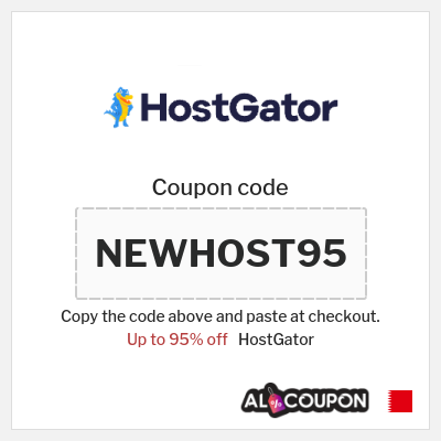 Coupon discount code for HostGator Up to 60% off