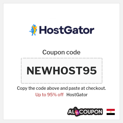 Coupon discount code for HostGator Up to 60% off