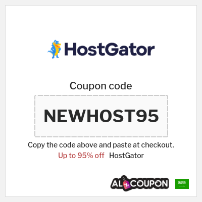 Coupon discount code for HostGator Up to 60% off