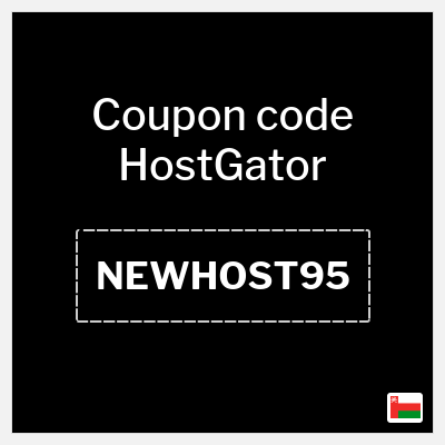 Coupon for HostGator (NEWHOST95) Up to 95% off