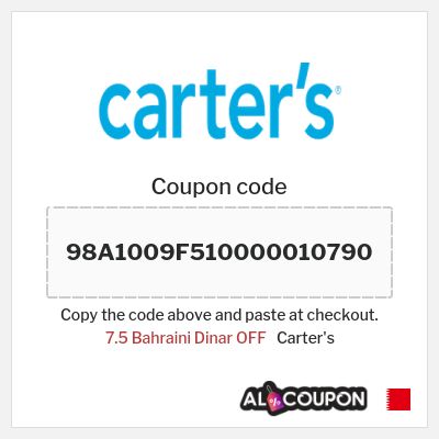 Coupon discount code for Carter's Discounts + Free Shipping