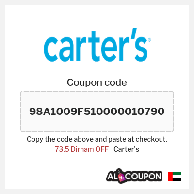 Coupon for Carter's (98A1009F510000010790) 73.5 Dirham OFF