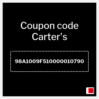 Coupon for Carter's (98A1009F510000010790) 7.5 Bahraini Dinar OFF