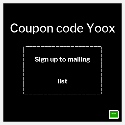 Coupon discount code for Yoox 10% OFF