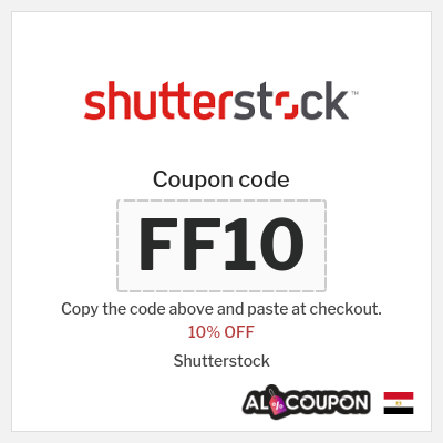 Coupon discount code for Shutterstock 10% OFF