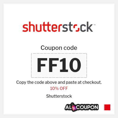 Coupon discount code for Shutterstock 10% OFF