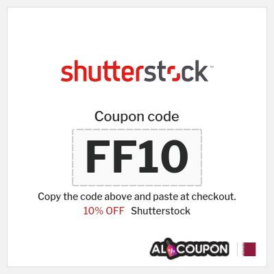 Coupon discount code for Shutterstock 10% OFF