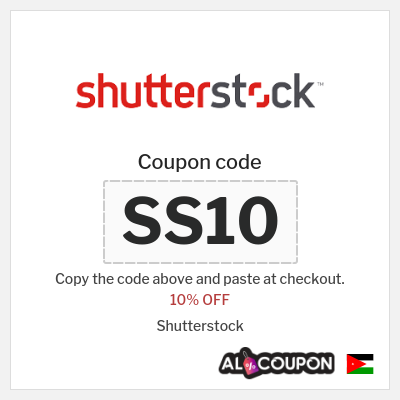 Coupon for Shutterstock (SS10) 10% OFF