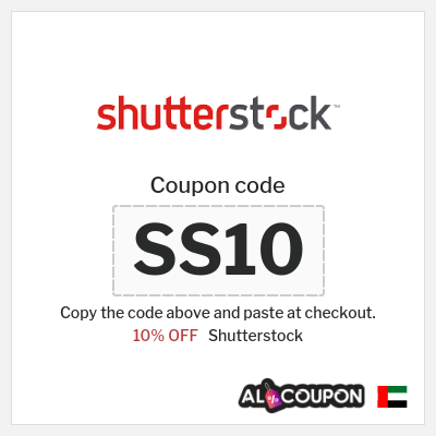 Coupon for Shutterstock (SS10) 10% OFF